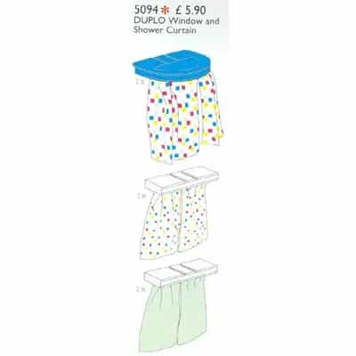 Duplo Window and Shower Curtains
