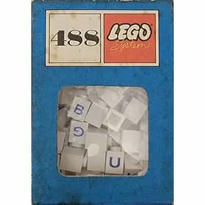 1 x 1 Bricks with Letters (System)