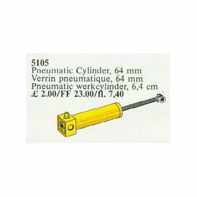 Pneumatic Piston Cylinder 64 mm Yellow