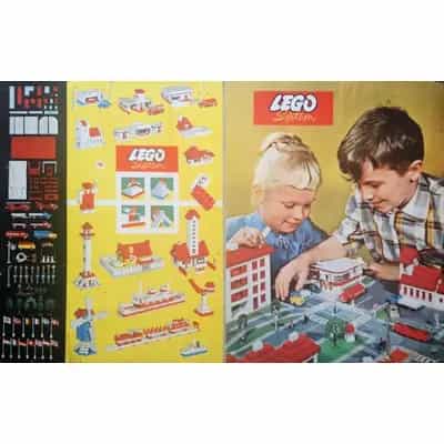 LEGO Town Plan Board, Continental European Cardboard Version