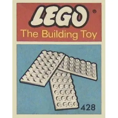 5 Plates 4 x 8 (The Building Toy)