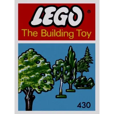 Six Trees and Bushes (The Building Toy)