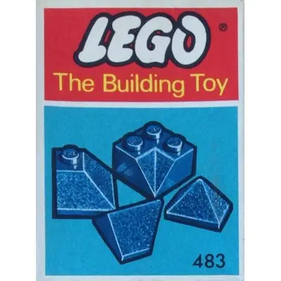Angle, Valley and Corner Slopes, Blue (The Building Toy)