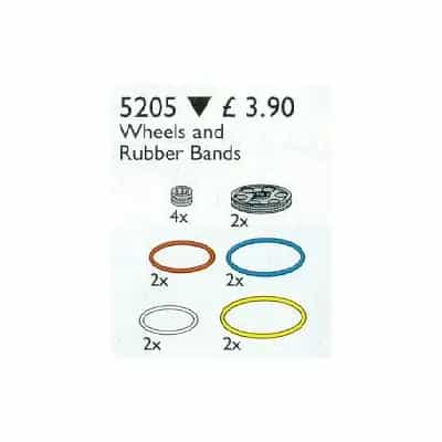 Technic Wheels and Rubber Bands
