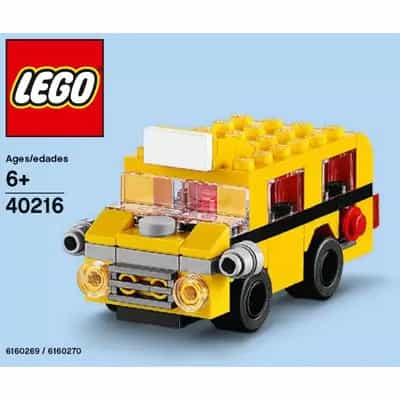 Minizestaw miesiąca LEGO na wrzesień — szkolny autobus