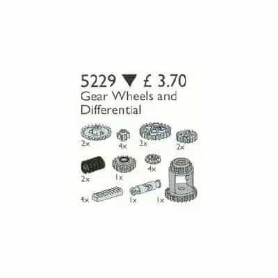Technic Gear Wheels and Differential Housing