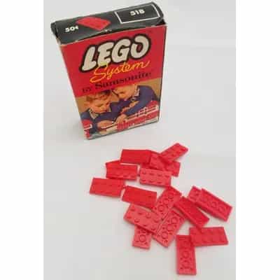 2 X 4 Plate (Flat Roof Bricks with 8 Studs)