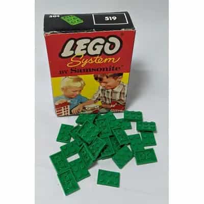 2 X 3 Plate (Flat Roof Bricks with 6 Studs)