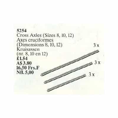 Cross Axles Sizes 8, 10 and 12