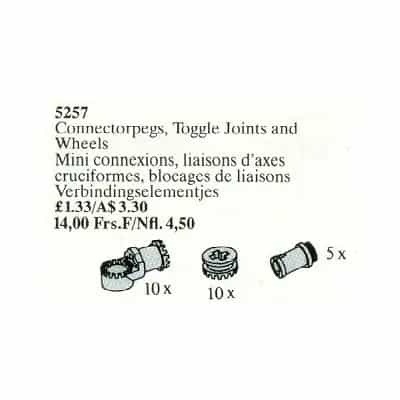 Connector Pegs, Toggle Joints and Wheels