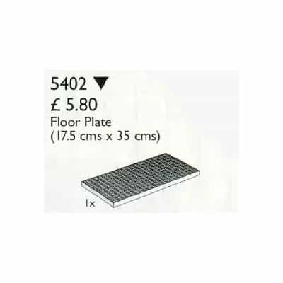 LEGO Scala Floor Plate 17.5 x 35 cm