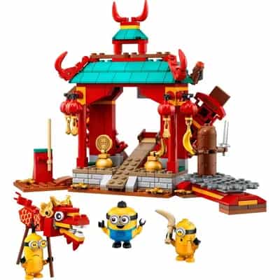 Minionki i walka kung-fu