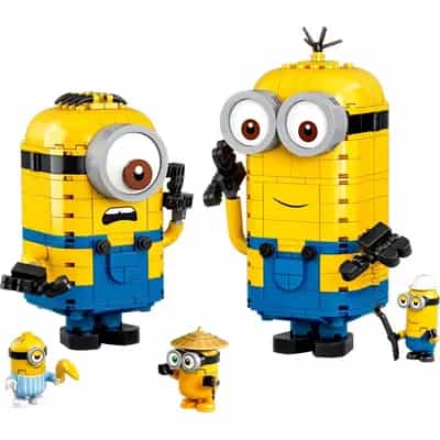 Minionki z klocków i ich gniazdo