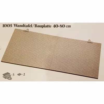 Wallboard/baseplate 40x80cm