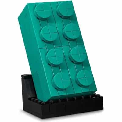 Buildable 2x4 Teal Brick
