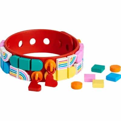 Rainbow Bracelet with Charms