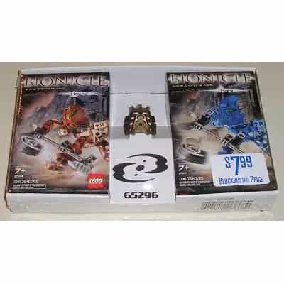 Bionicle twin-pack with gold mask