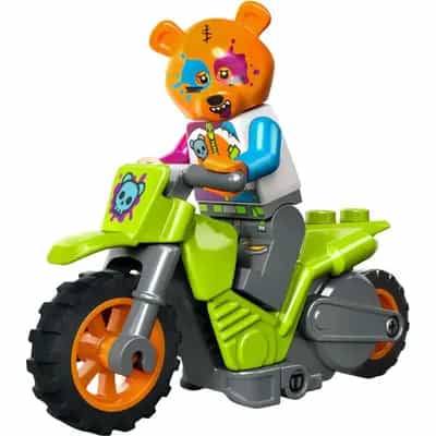 Motocykl kaskaderski z niedźwiedziem