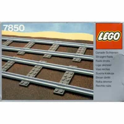 8 Straight Rails Grey 4.5V