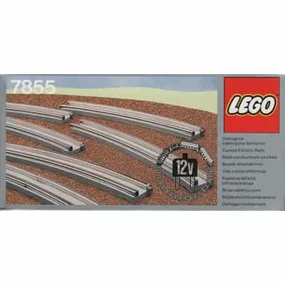 8 Curved Electric Rails Grey 12V