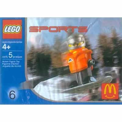 Snowboarder, Orange Vest