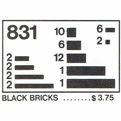 Black Bricks Parts Pack