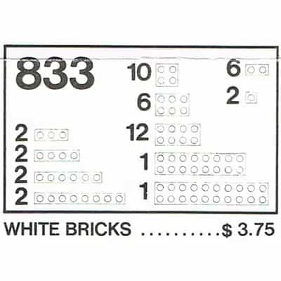 White Bricks Parts Pack