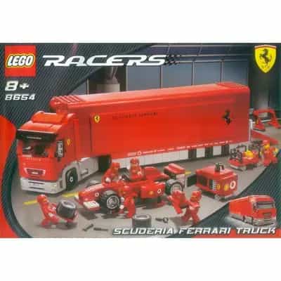 Ciężarówka zespołu Scuderia Ferrari