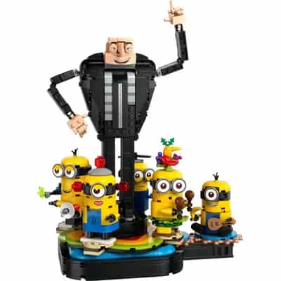 Gru i minionki z klocków