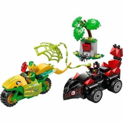 Pościg Spina za Electro w dinopojeździe
