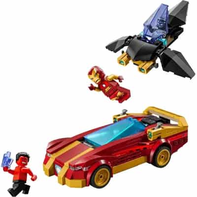 Auto Iron Mana i Czarna Pantera kontra Czerwony Hulk