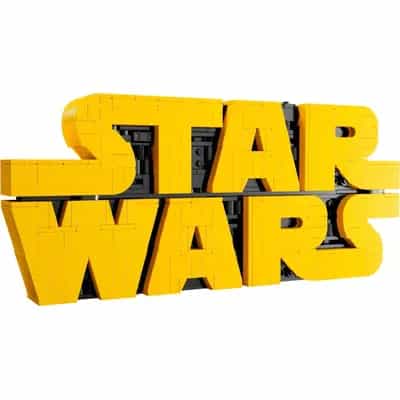 Logo Star Wars™ zbudowane z klocków