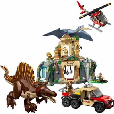 LEGO 76976 Powietrzna misja z kecalkoatlem i spinozaurem