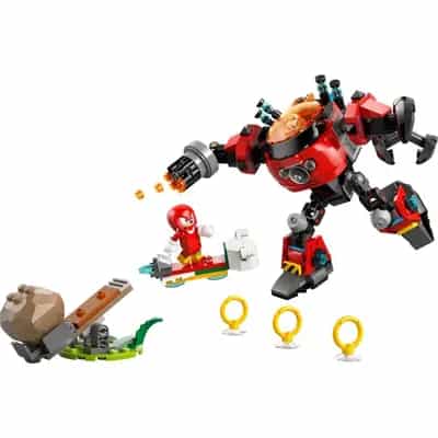 Knuckles kontra Dr. Eggman w mechu Egg Crusher