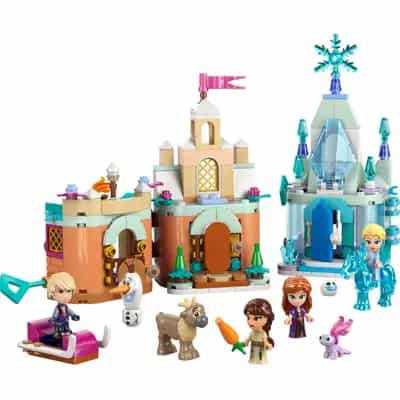 Miniaturowy zamek w Arendelle i lodowy pałac Elzy