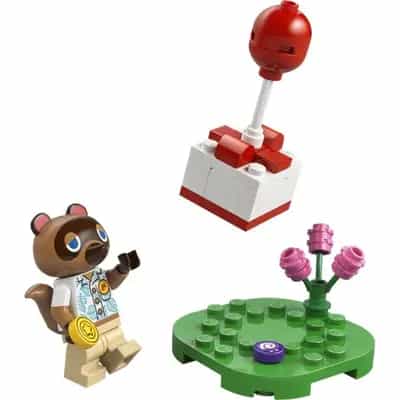Tom Nook i latający prezent