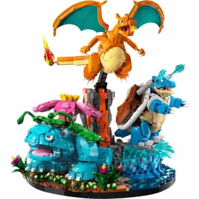 Venusaur, Charizard i Blastoise