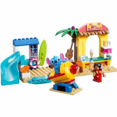 Zabawa na plaży z Lilo i Stitchem