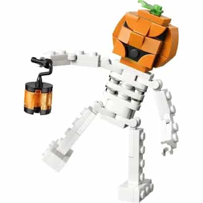 Śmieszny halloweenowy szkielet