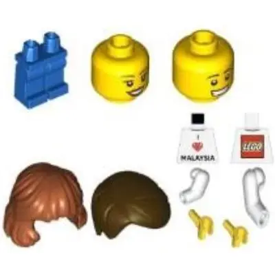 I Love Malaysia Minifigures
