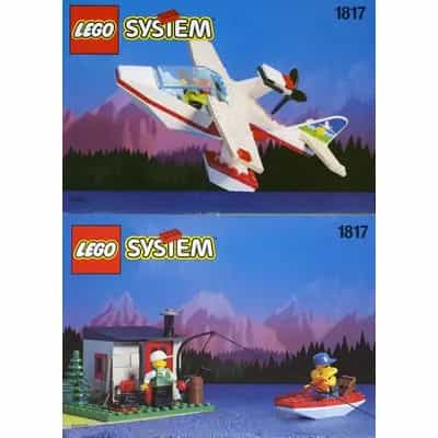 Sea Plane with Hut and Boat