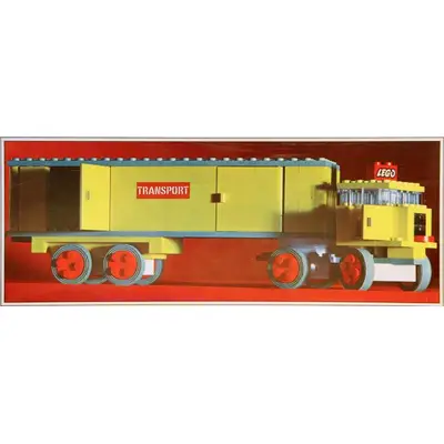 8-wheeler articulated lorry