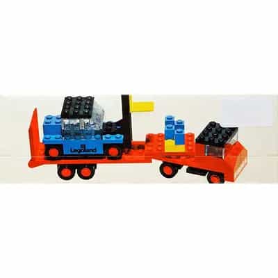 Low-Loader Truck with Forklift