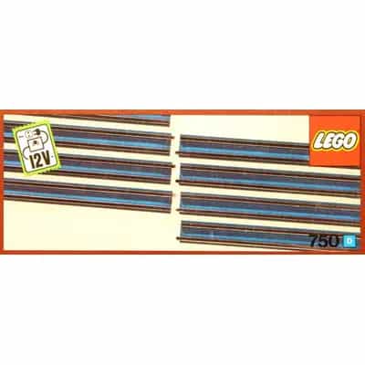 8 Straight 12V Conducting Rails
