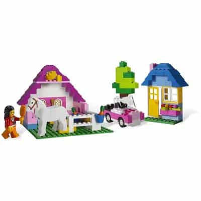 Duże różowe pudełko kloców LEGO®