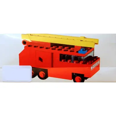 Fire engine with opening doors and ladder