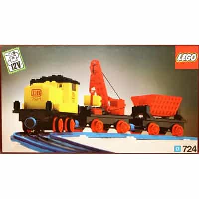 Diesel Locomotive with Crane Wagon and Tipper Wagon