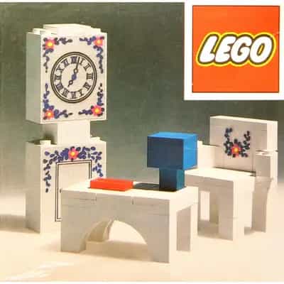 Grandfather Clock, Chair and Table