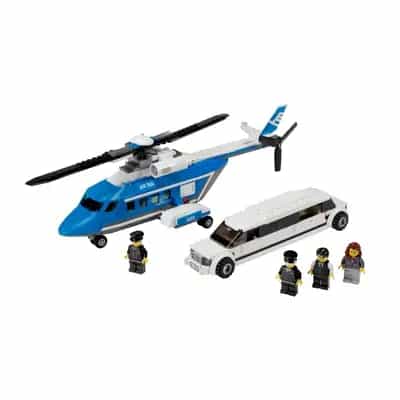 Helikopter i limuzyna