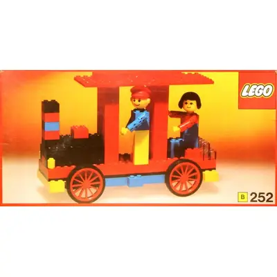 Locomotive with driver and passenger
